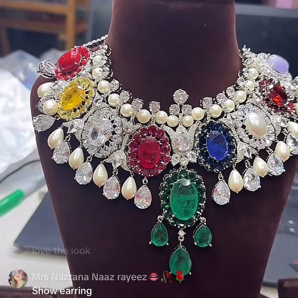 Elegant Multicolor Statement Necklace